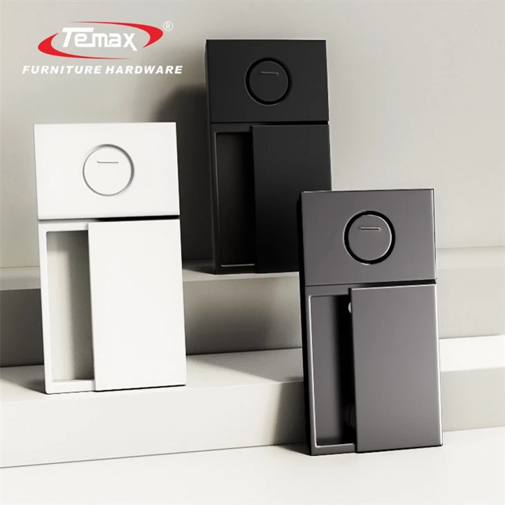 Temax Sliding Door Flush Mount Qhov Rooj Xauv Zinc Alloy Lock Core X001