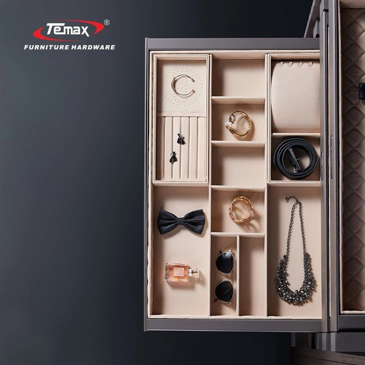Wardrobe Hardware Damping Jewelry Leather Box W-A002